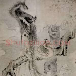 清代 华岩《秋梧栖凤图》国画花鸟作品图片赏析