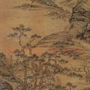 清代 华岩《万籁松烟图》国画综合作品图片赏析