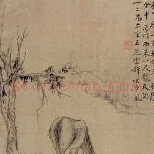 清代 华岩《杂画》国画花鸟作品图片赏析