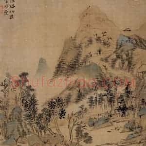 清代 华岩《杂画》国画花鸟作品图片赏析