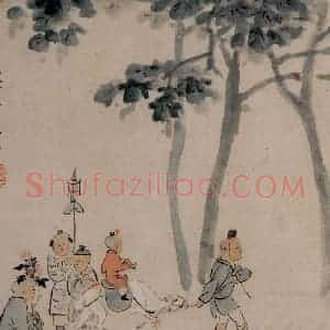 清代 华岩《童戏图》国画人物作品图片赏析