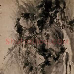 清代 华岩《三狮图》国画综合作品图片赏析
