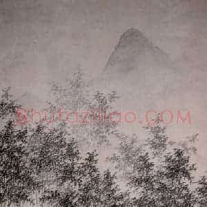 清代 华岩《竹林七贤图》国画人物作品图片赏析