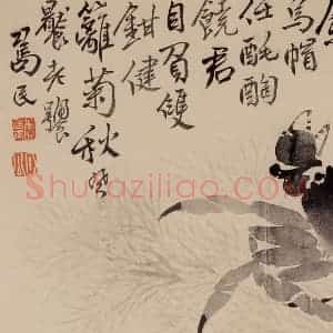 1751年 边寿民《花卉芦雁册》国画花鸟写意作品图片赏析