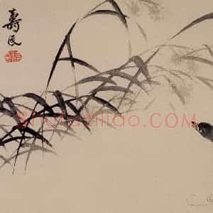 1751年 边寿民《花卉芦雁册》国画花鸟写意作品图片赏析