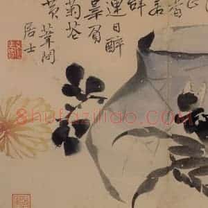 清代 边寿民《花卉册》国画花鸟写意作品图片赏析