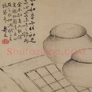 清代 边寿民《杂画册》国画花鸟写意作品图片赏析
