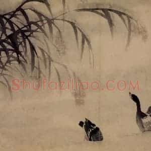 清代 边寿民《芦雁图册》国画花鸟写意作品图片赏析
