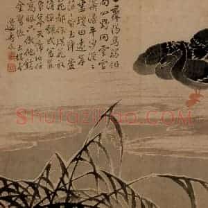 清代 边寿民《芦雁图册》国画花鸟写意作品图片赏析