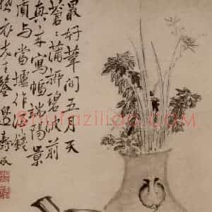 清代 边寿民《端午即景图》国画花鸟写意作品图片赏析