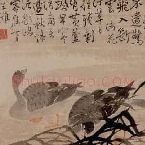 清代 边寿民《杂画册》国画花鸟写意作品图片赏析