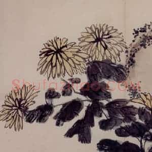 清代 罗聘《山水花卉册》国画花鸟作品图片赏析
