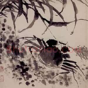 清代 罗聘《山水花卉册》国画花鸟作品图片赏析