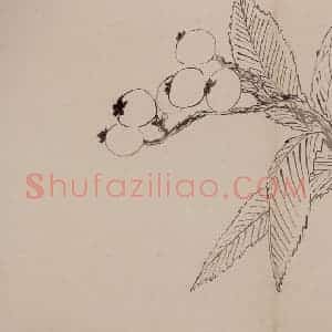 清代 罗聘《山水花卉册》国画花鸟作品图片赏析