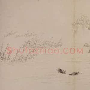 清代 罗聘《山水花卉册》国画花鸟作品图片赏析