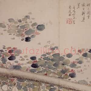 清代 罗聘《山水花卉册》国画花鸟作品图片赏析