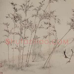 清代 罗聘《山水花卉册》国画花鸟作品图片赏析