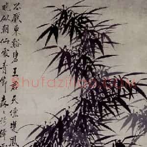 清代 罗聘《幽篁兰石图》国画花鸟作品图片赏析