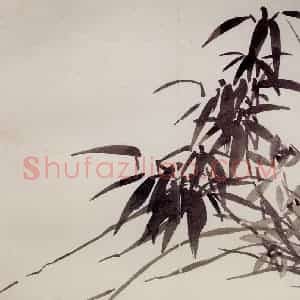 清代 罗聘《兰竹石图册》国画花鸟作品图片赏析