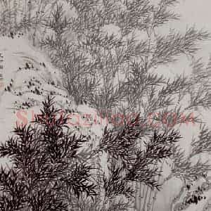 清代 罗聘《筤谷图》国画花鸟作品图片赏析