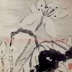 清代 罗聘《花卉册》国画花鸟作品图片赏析