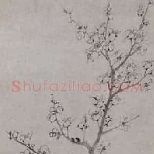 清代 罗聘《松梅图条屏》国画花鸟作品图片赏析