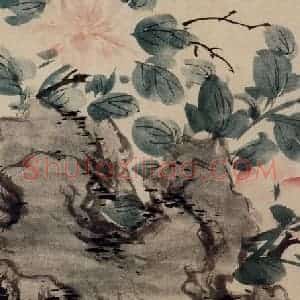 明代 陈淳《洛阳春色书画卷》国画花鸟作品图片赏析