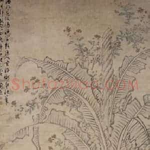 明代 陈淳《四季花卉屏》国画花鸟作品图片赏析
