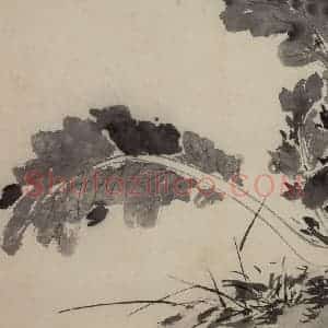 明代 陈淳《花卉图》国画花鸟作品图片赏析