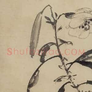 明代 陈淳《花卉图》国画花鸟作品图片赏析
