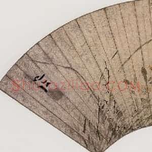 明代 陈淳《花蝶图》国画花鸟作品图片赏析