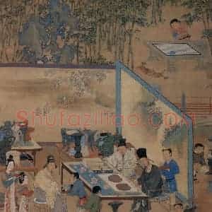 仇英《人物故事图》国画综合写意作品图片赏析