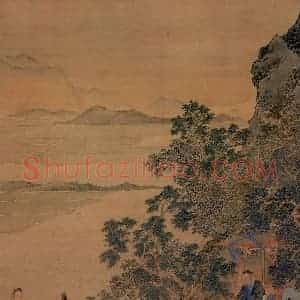仇英《人物故事图》国画综合写意作品图片赏析