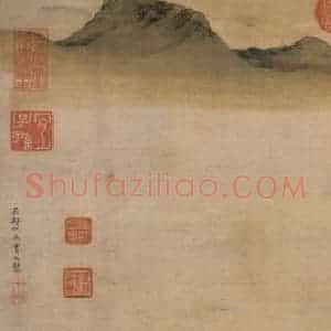 仇英《赤壁图》国画山水写意作品图片赏析