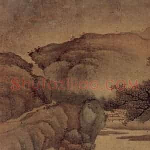 明末清初 樊圻《山水册》国画山水作品图片赏析