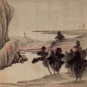 明末清初 樊圻《山水册》国画山水作品图片赏析