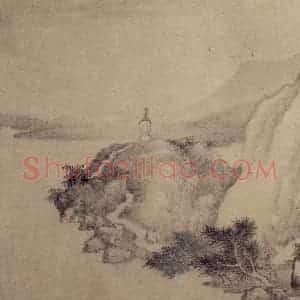 1687年 樊圻《山水册》国画山水作品图片赏析