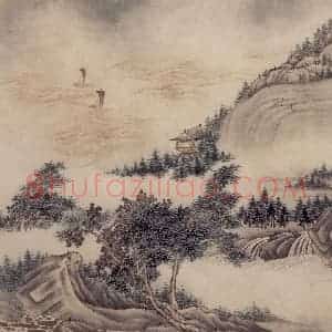 明末清初 樊圻《山水册》国画山水作品图片赏析