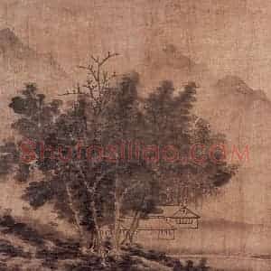 1660年 高岑《山水册》国画山水作品图片赏析