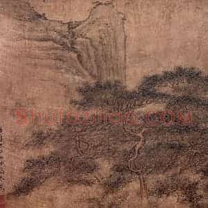 1660年 高岑《山水册》国画山水作品图片赏析