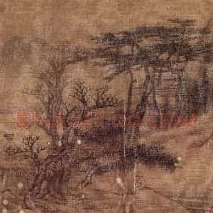 明末清初 高岑《山水》国画山水作品图片赏析
