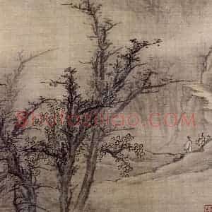 明末清初 邹喆《山水册》国画山水作品图片赏析
