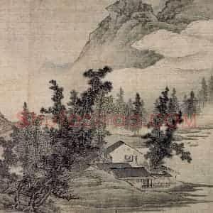 明末清初 邹喆《山水册》国画山水作品图片赏析