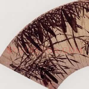 1672年 吴宏《金陵八家扇面》国画山水作品图片赏析