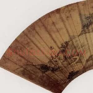 1653年 胡慥《葛洪移居图》国画人物作品图片赏析