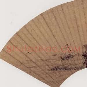 1661年 胡慥《溪山隐逸图》国画山水作品图片赏析