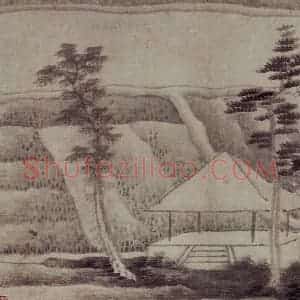 1657年 龚贤《山水册》国画山水作品图片赏析