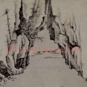 清代 吴历《仿古山水册》国画山水写意作品图片赏析