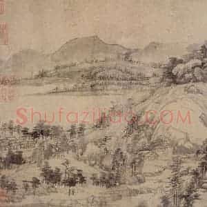 元朝 黄公望《富春山居图》国画山水作品图片赏析
