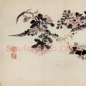 清代 高凤翰《花卉册十开》国画花鸟作品图片赏析